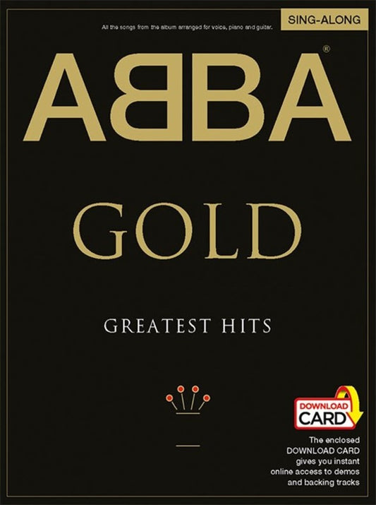 Abba - Gold Greatest Hits Sing-Along PVG Book/Ola