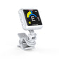 Aroma AT102 Rechargeable Chromatic Clip-on Tuner (White)