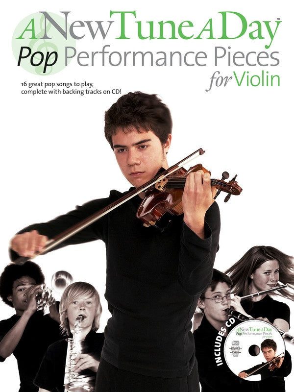 A New Tune A Day Pop Performance Pieces Violin Bk/Cd