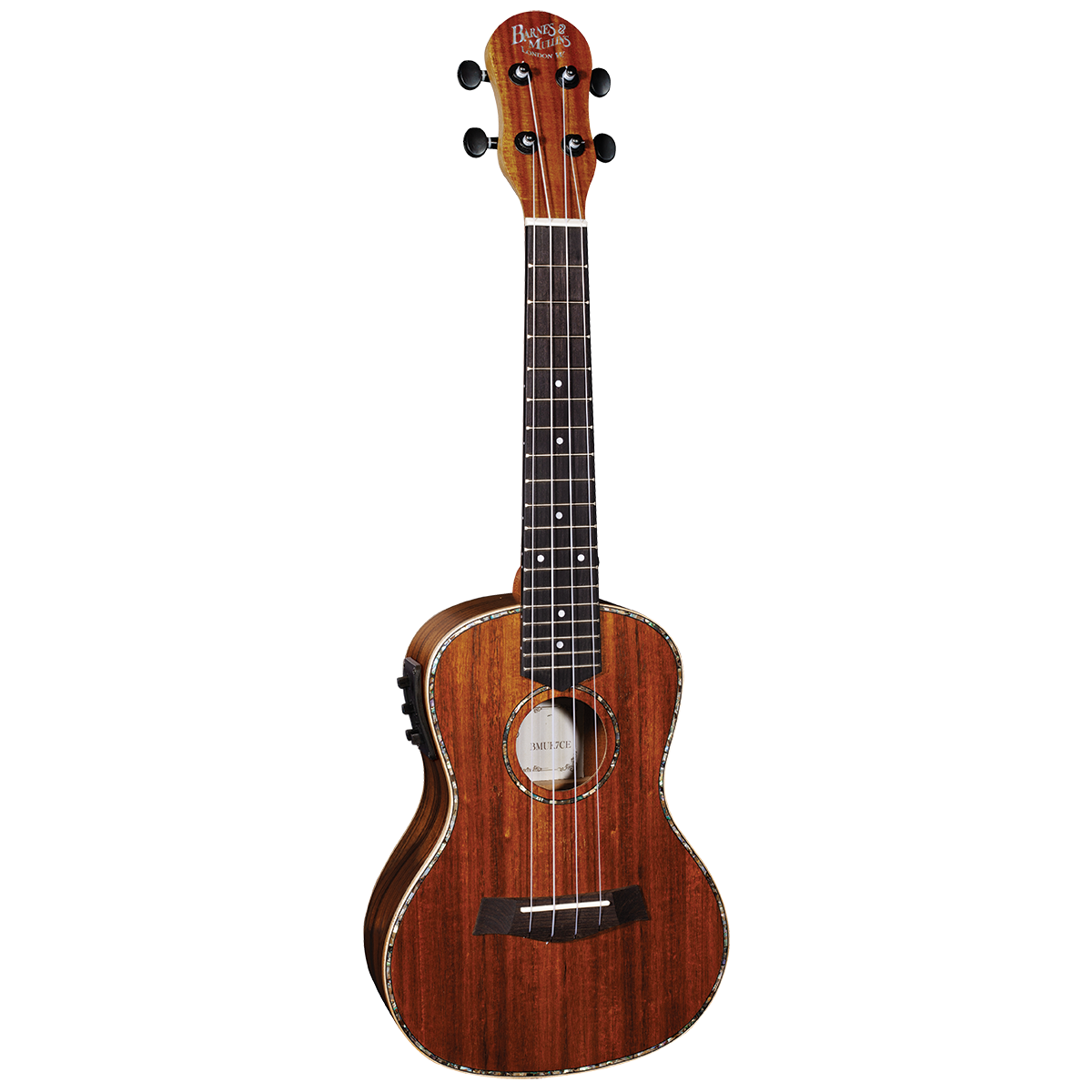 Barnes & Mullins BMUK7CE Concert Koa Ukulele with Pickup