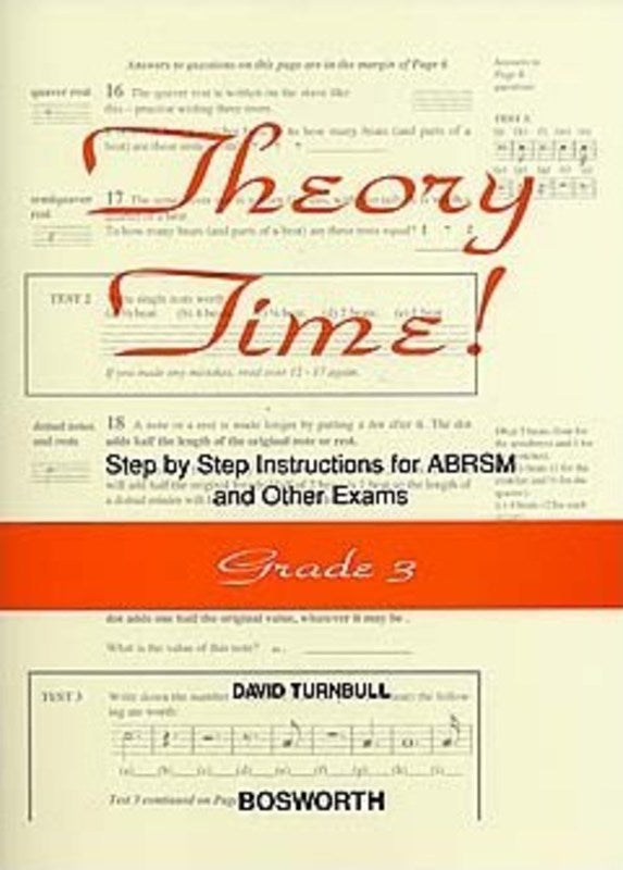Theory Time Grade 3 Book Turnbull ABRSM
