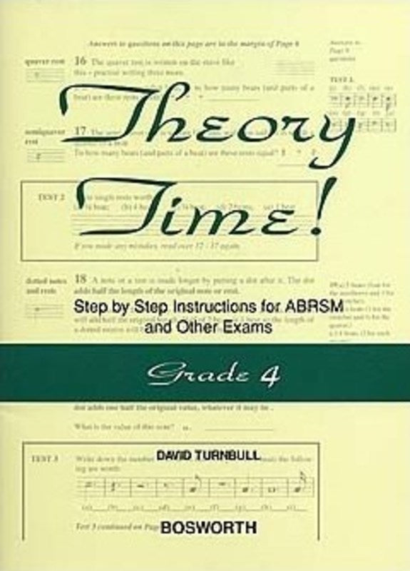 Theory Time Grade 4 Book Turnbull ABRSM