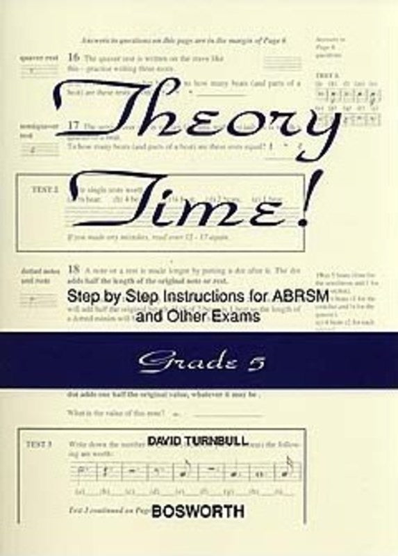 Theory Time Grade 5 Book Turnbull ABRSM