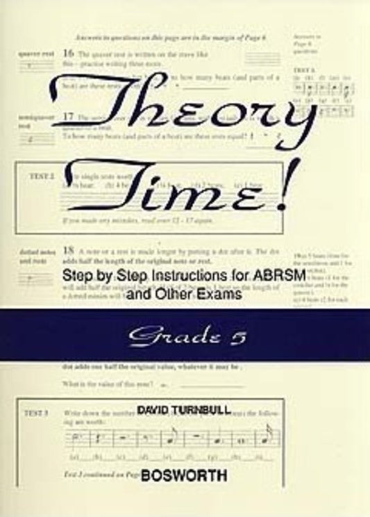 Theory Time Grade 5 Book Turnbull ABRSM