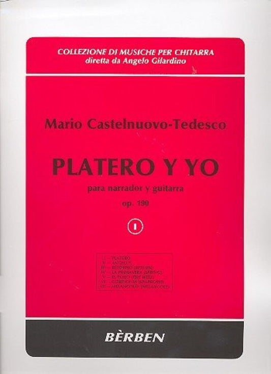 Platero Y Yo Op 190 Volume 1 For Narrator/Guitar