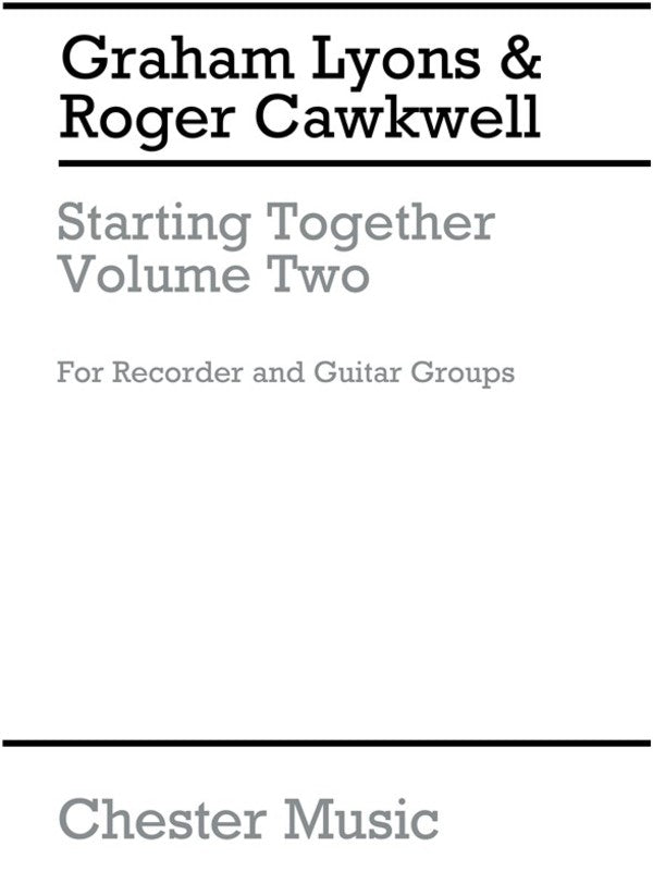 Starting Together 2 Recorder/Gtr(Arc)