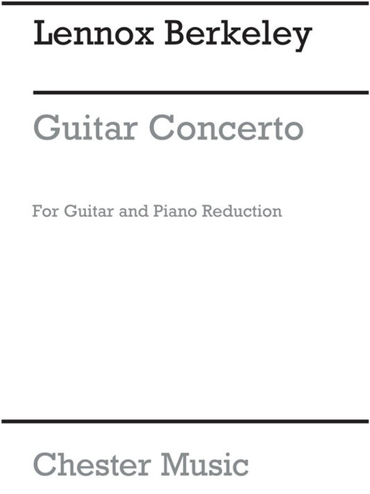 Berkeley Concerto Op 88 Guitar(Arc)