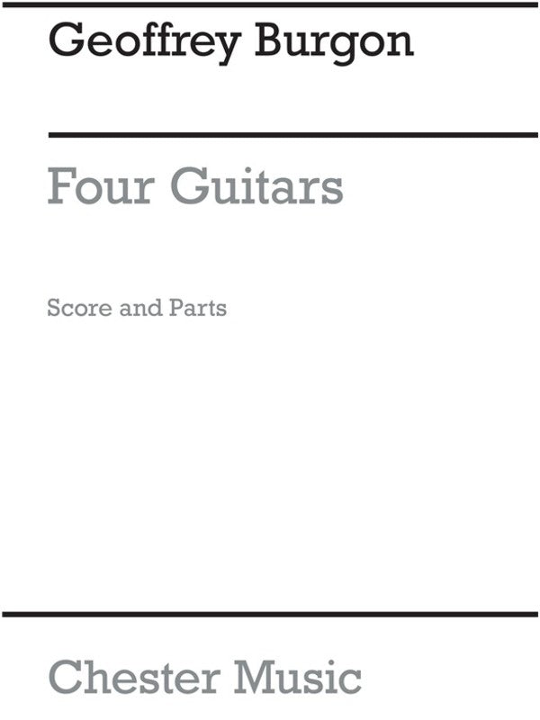 Burgon 4 Guitars Score & Parts(Arc)