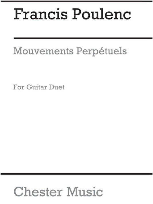 Poulenc Mouvements Perpetuels 2 Gtrs(Arc