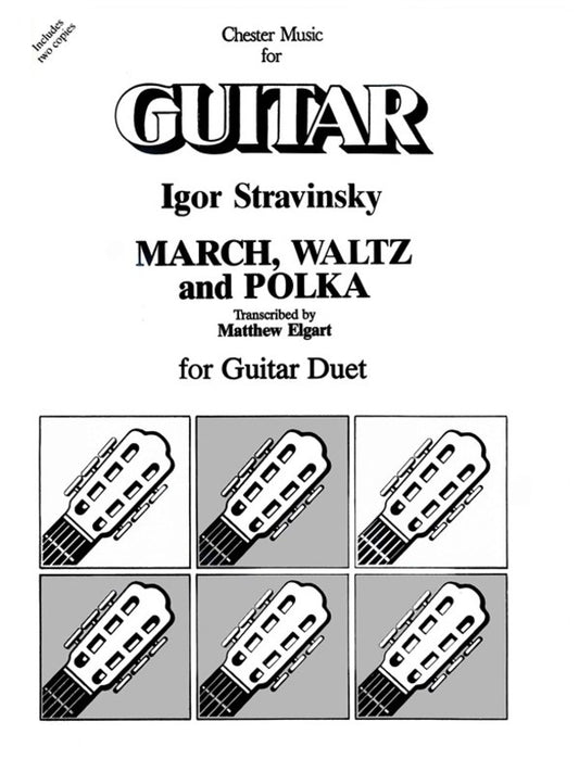 Stravinsky Mar.Waltz & Polka Gtr Duet