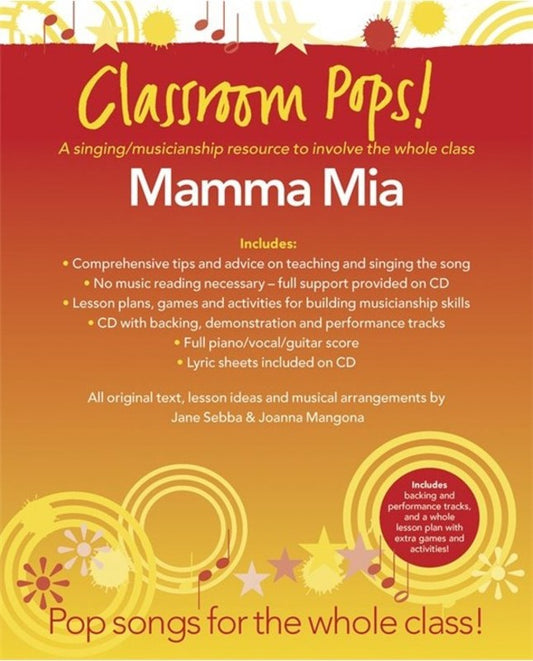 Classroom Pops Mamma Mia Bk/Cd