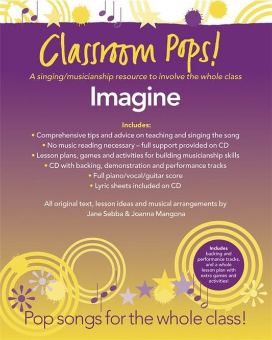 Classroom Pops Imagine Book/Cd - Classroom Songs For Children