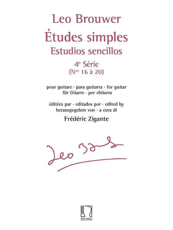 Etudes Simples - Vol. 4 Nos. 16-20 - Music2u