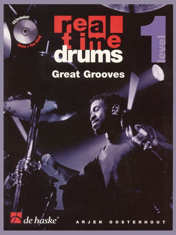 Real Time Drums Great Grooves Lvl 1 Bk/Cd
