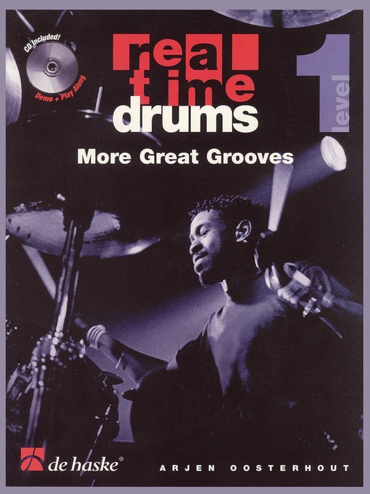 Real Time Drums More Great Grooves Lvl 1 Bk/Cd