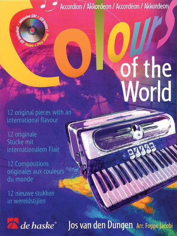 Colours Of The World Accordion Bk/Cd