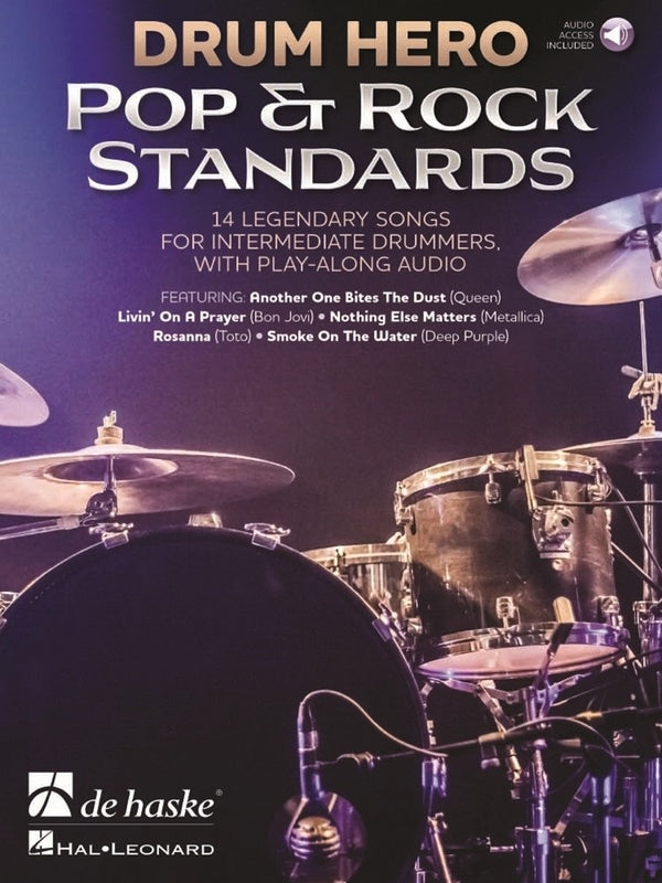 Drum Hero Pop & Rock Standards Book/Ola