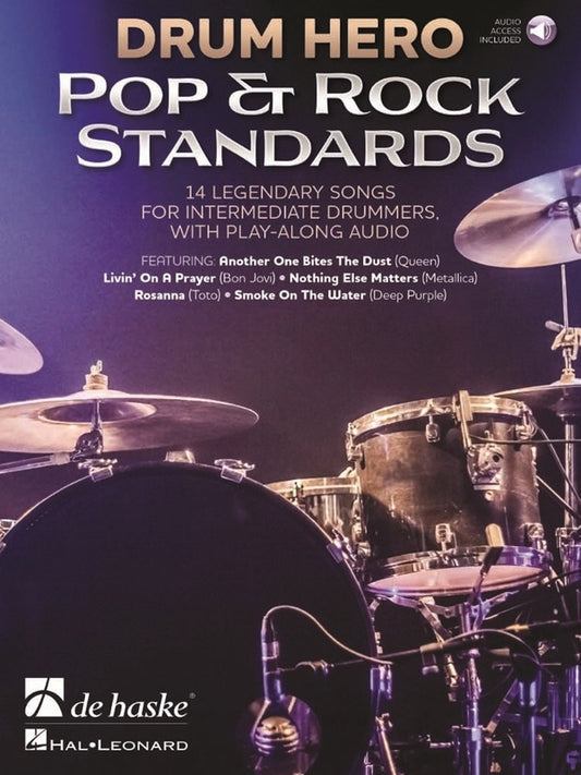 Drum Hero Pop & Rock Standards Book/Ola
