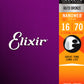 Elixir 11308 Nanoweb 80/20 Baritone 16-70 8 String