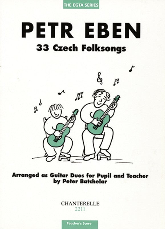 Czech Folksongs 33 Gtr Duos Teacher Score/Parts