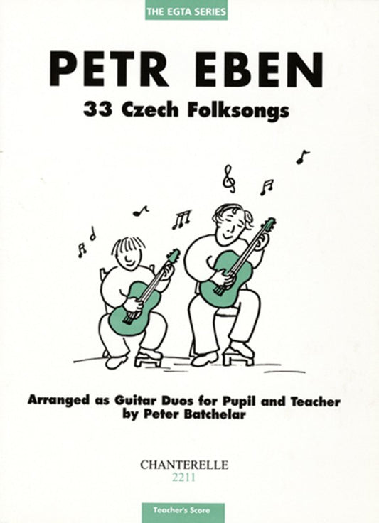 Czech Folksongs 33 Gtr Duos Teacher Score/Parts