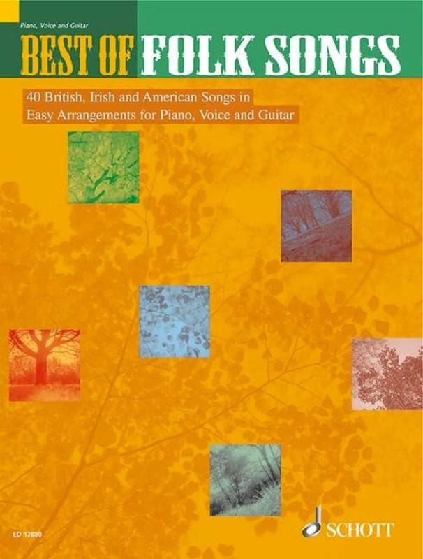 Best Of Folk Songs - Easy Piano, Vocal and Guitar Book