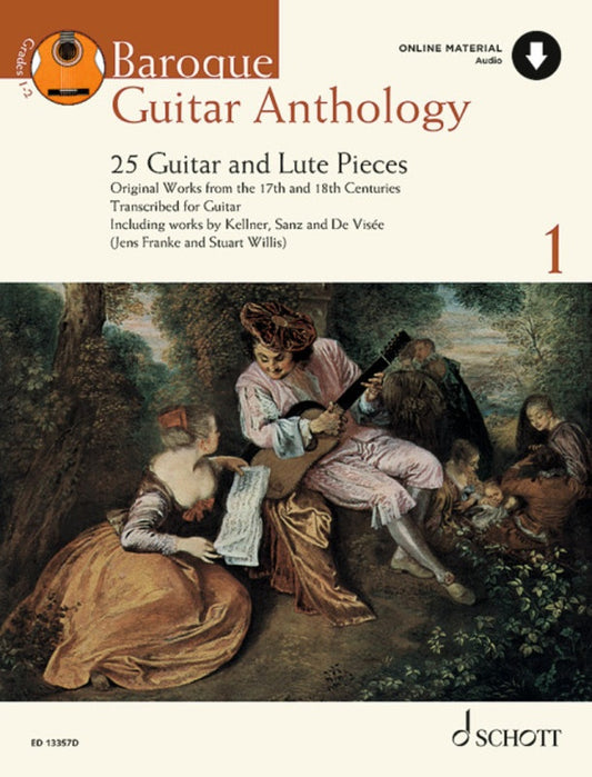 Baroque Guitar Anthology Volume 1 Bk/Ola