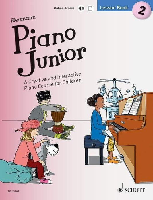 Piano Junior Lesson Book 2 Bk/Ola