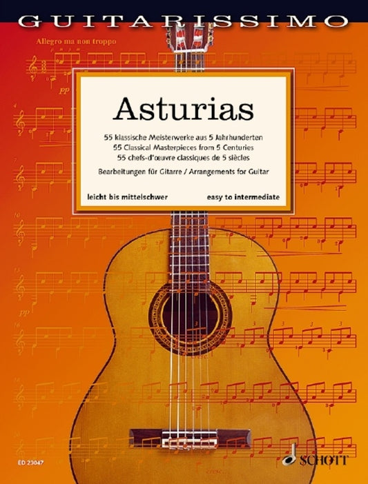 Asturias 55 Classical Masterpieces For Guitar