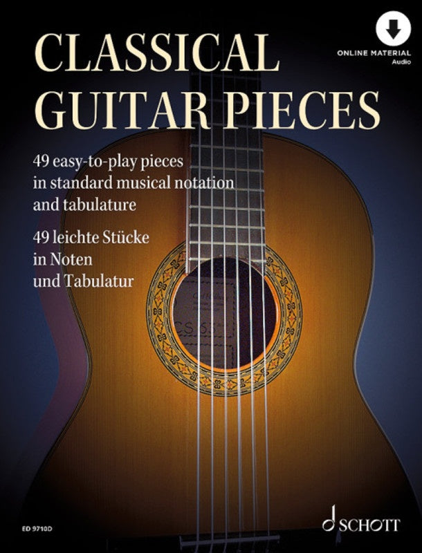 Classical Guitar Pieces Notes & Tab Bk/Ola