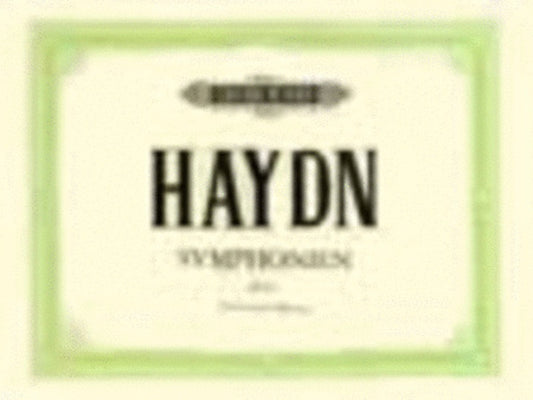 Haydn - Symphonies Vol 1 Piano Duet