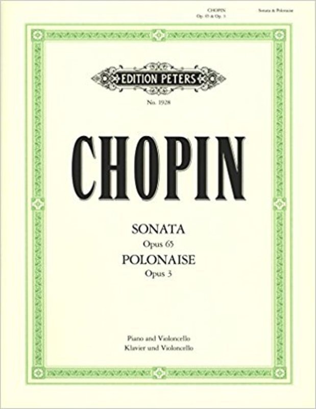 Sonata Op 65 G Min / Polonaise Op 3 C Cello/Piano