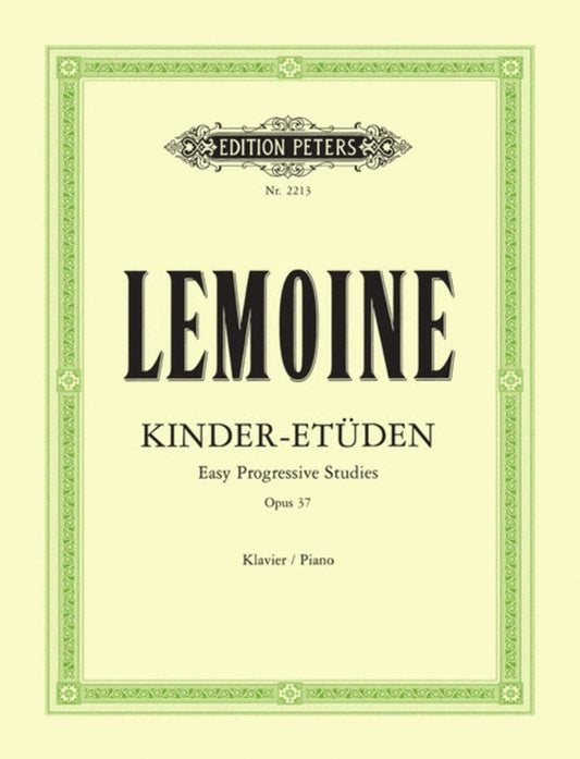Etudes Enfantines Op 37 Easy Progressive Studies