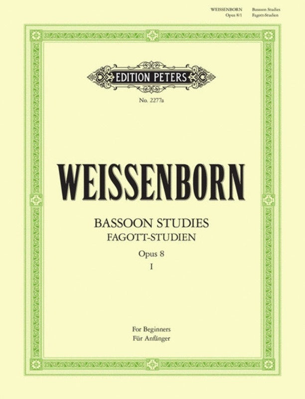 Weissenborg - Bassoon Studies Op 8 Vol 1