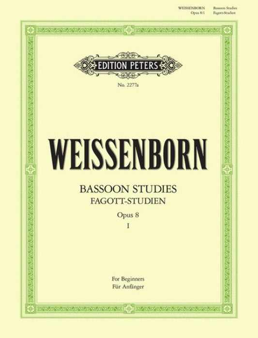Weissenborg - Bassoon Studies Op 8 Vol 1