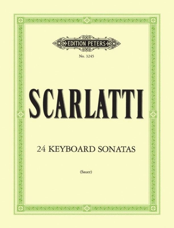 Domenico Scarlatti - 24 Sonatas In Progressive Order Piano Solo Book