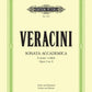 Veracini - Sonata Accademica in E minor Op.2 No. 8 Violin Solo With Piano Book