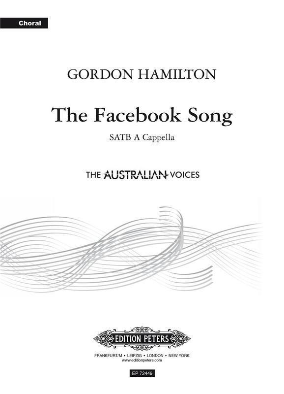 The Facebook Song - A Cappella Soprano/Alto/Tenor/Bass Sheet Music