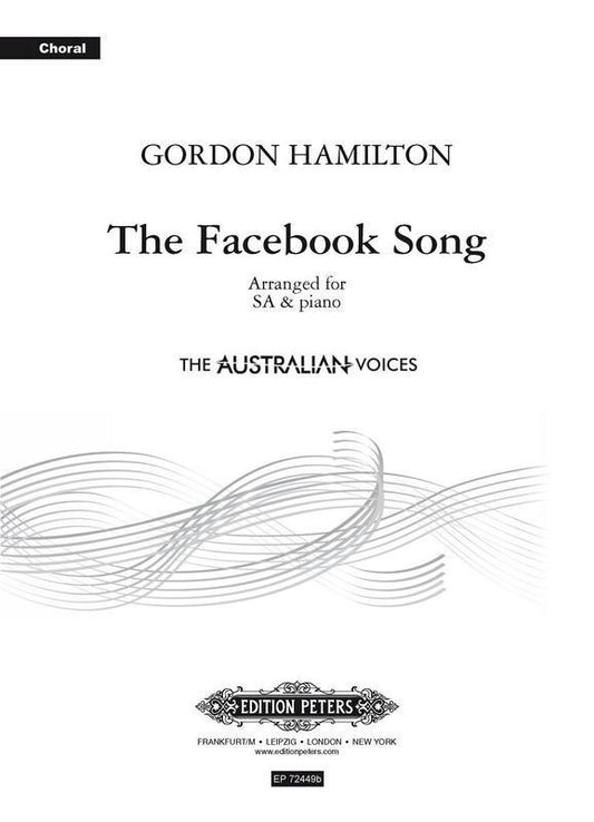 The Facebook Song - Soprano/Alto Sheet Music