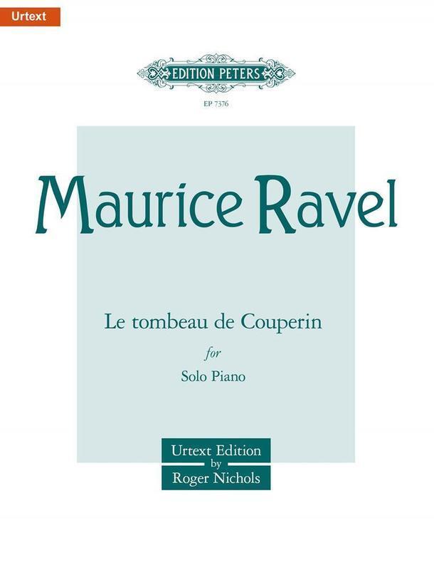 Maurice Ravel - Le Tombeau De Couperin Urtext Piano Solo Book