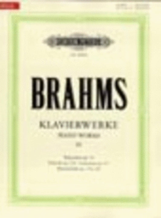 Piano Works Bk 4 Collected Shorter Pieces Urtext