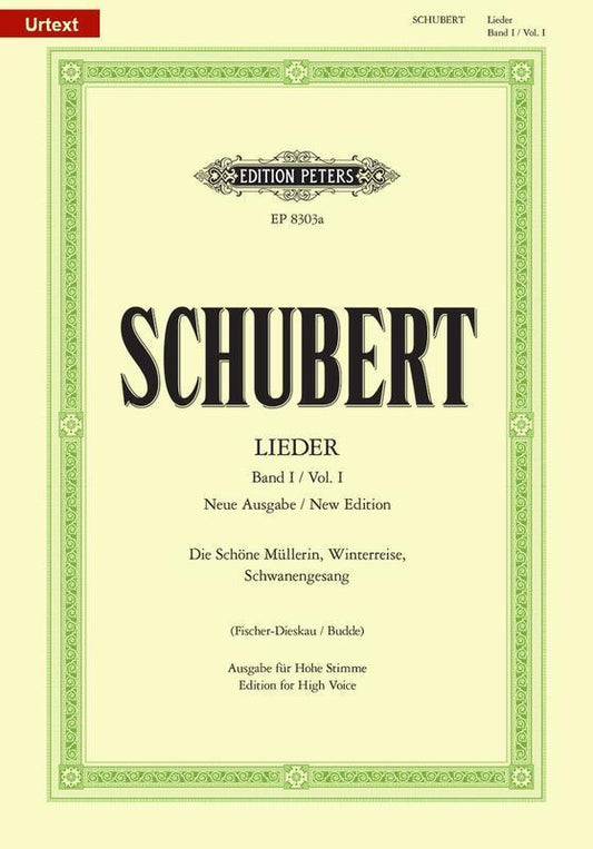 Schubert - Songs Vol 1 High Voice