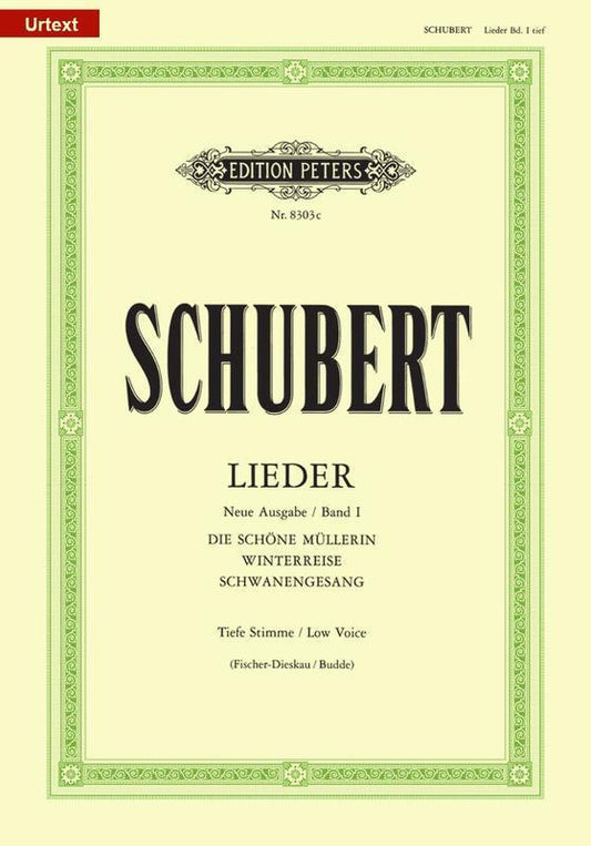 Schubert - Songs Vol 1 Low Voice