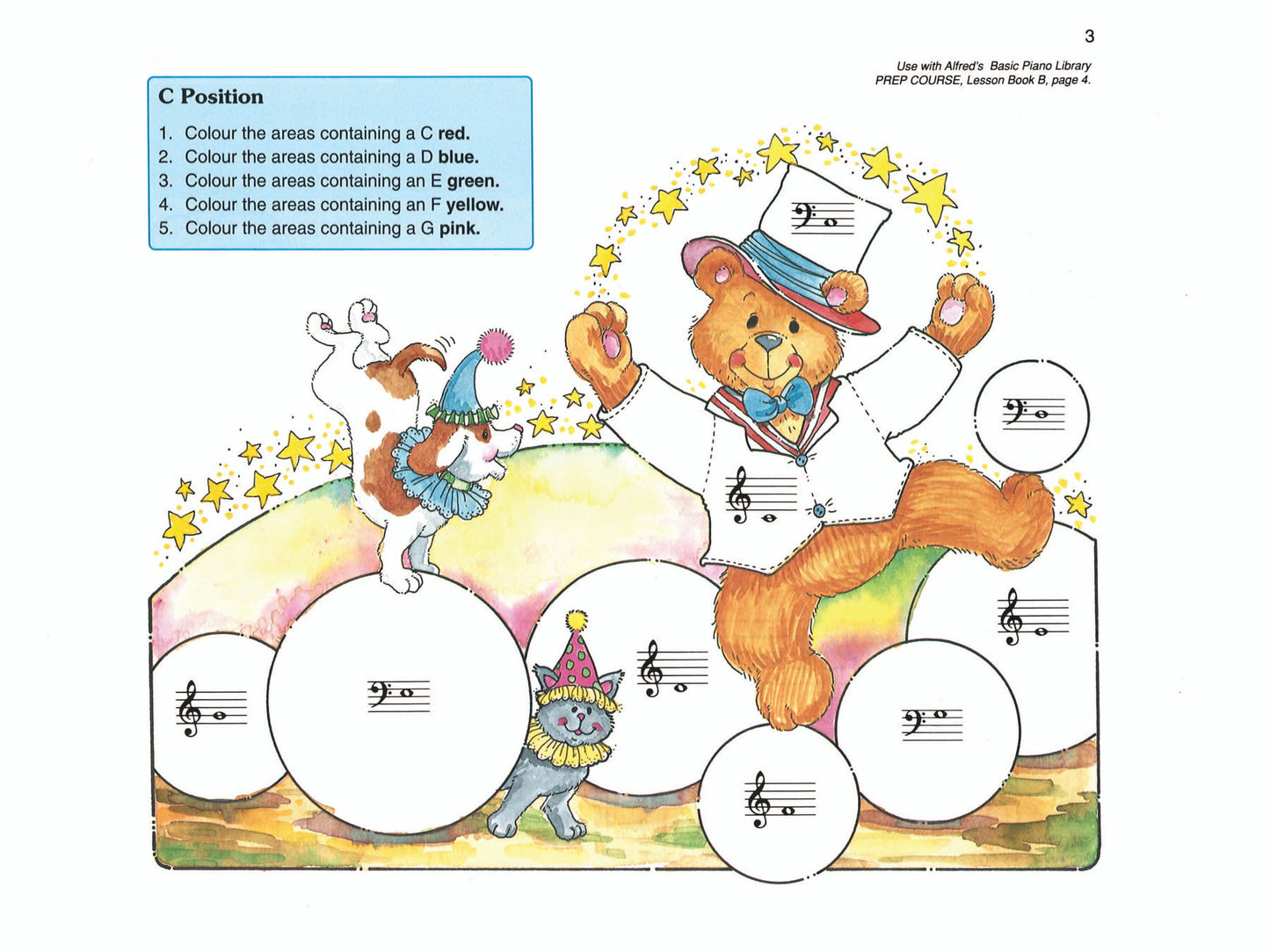 Alfred's Basic Piano Prep Course - Activity & Ear Training Level B Book (Universal Edition)