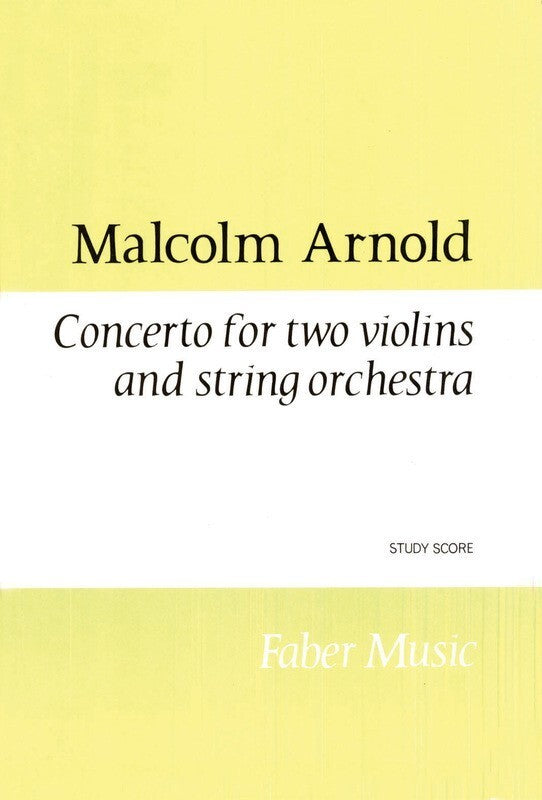 Arnold - Concerto 2 Violins/Piano
