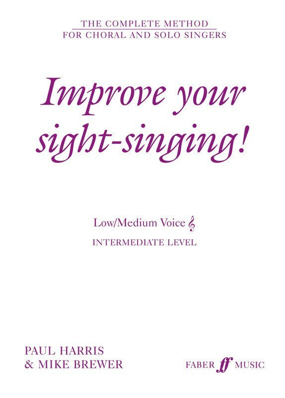 Improve Your Sight Singing! Int L/M Treb