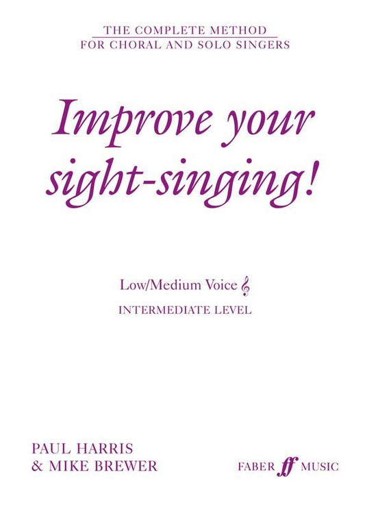 Improve Your Sight Singing! Int L/M Treb