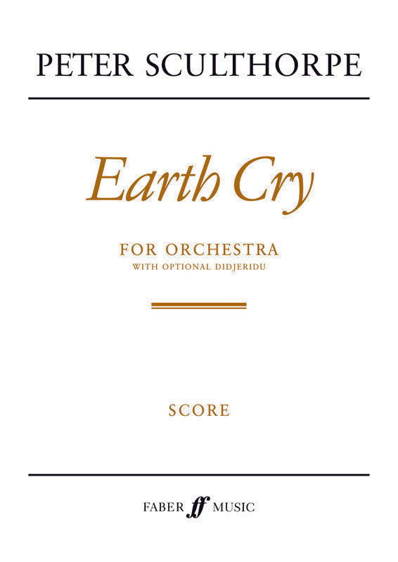 Sculthorpe - Earth Cry Score