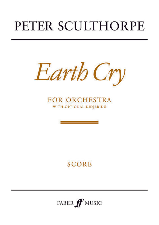 Sculthorpe - Earth Cry Score
