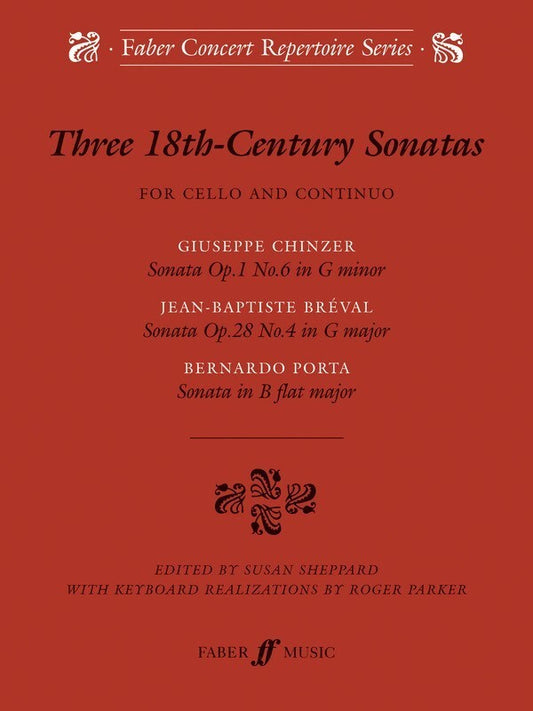 Three 18Th Century Sonatas Cello/Pno